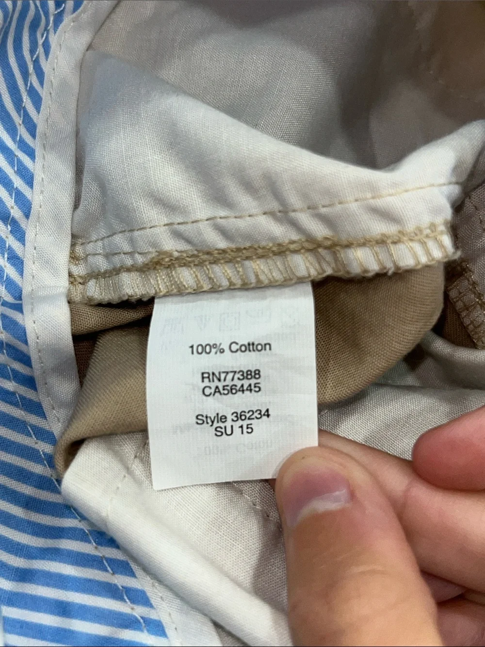 J. Crew Women's Chino Cotton Shorts in Light Khaki • Size 6 • 100% Cotton